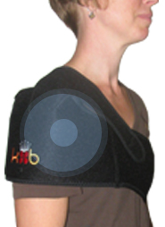 King Brand Shoulder ColdCure Wrap Treating the Bicep