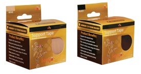 King Brand 3 inch Tape Beige and Black Packages