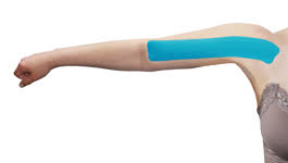 King Brand Bicep Taping Arm Outstretched