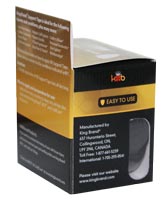 King Brand® Packaged Pre-cut Black Tape Roll