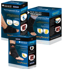King Brand Foot Ice Packs and Wraps