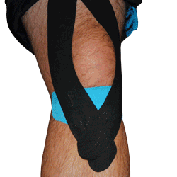 King Brand Full Knee Injury Support Tape Taping Image