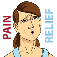 Pain Relief Face Expression