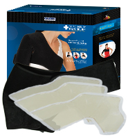 The King Brand Coldcure Shoulder Wrap Comes with Three 3 Gel Packs for More Cooling Power