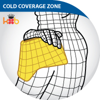 A Wire Illustration Showing the King Brand Side Shoulder Wrap Coverage Zone