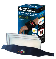 King Brand® ColdCure Wrist Wrap Shop Product Box Image with the product in front