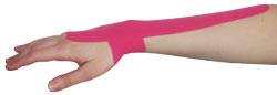 Wrist Pain Application with 2 Inch Tape